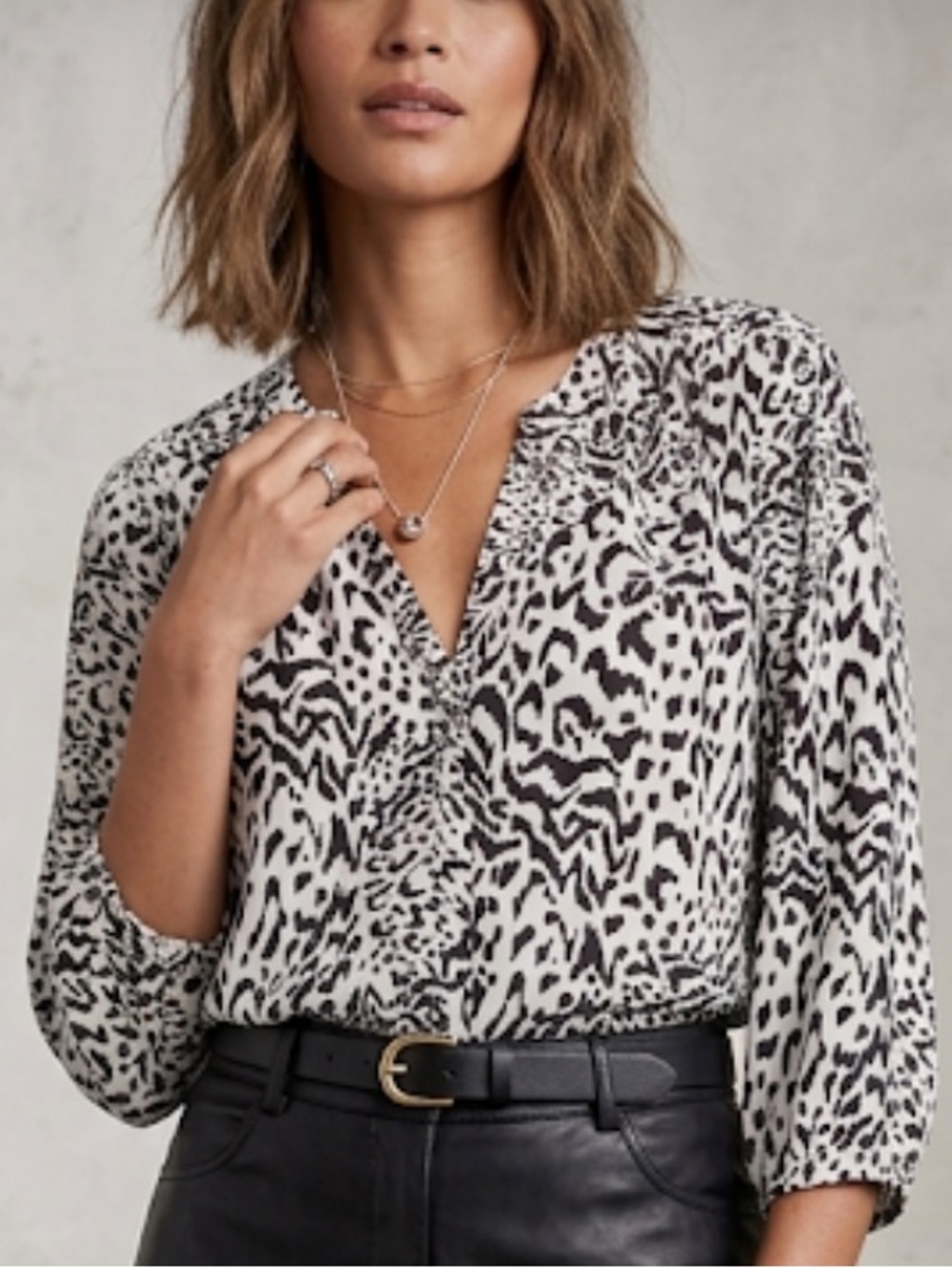 NYDJ Pintuck Blouse